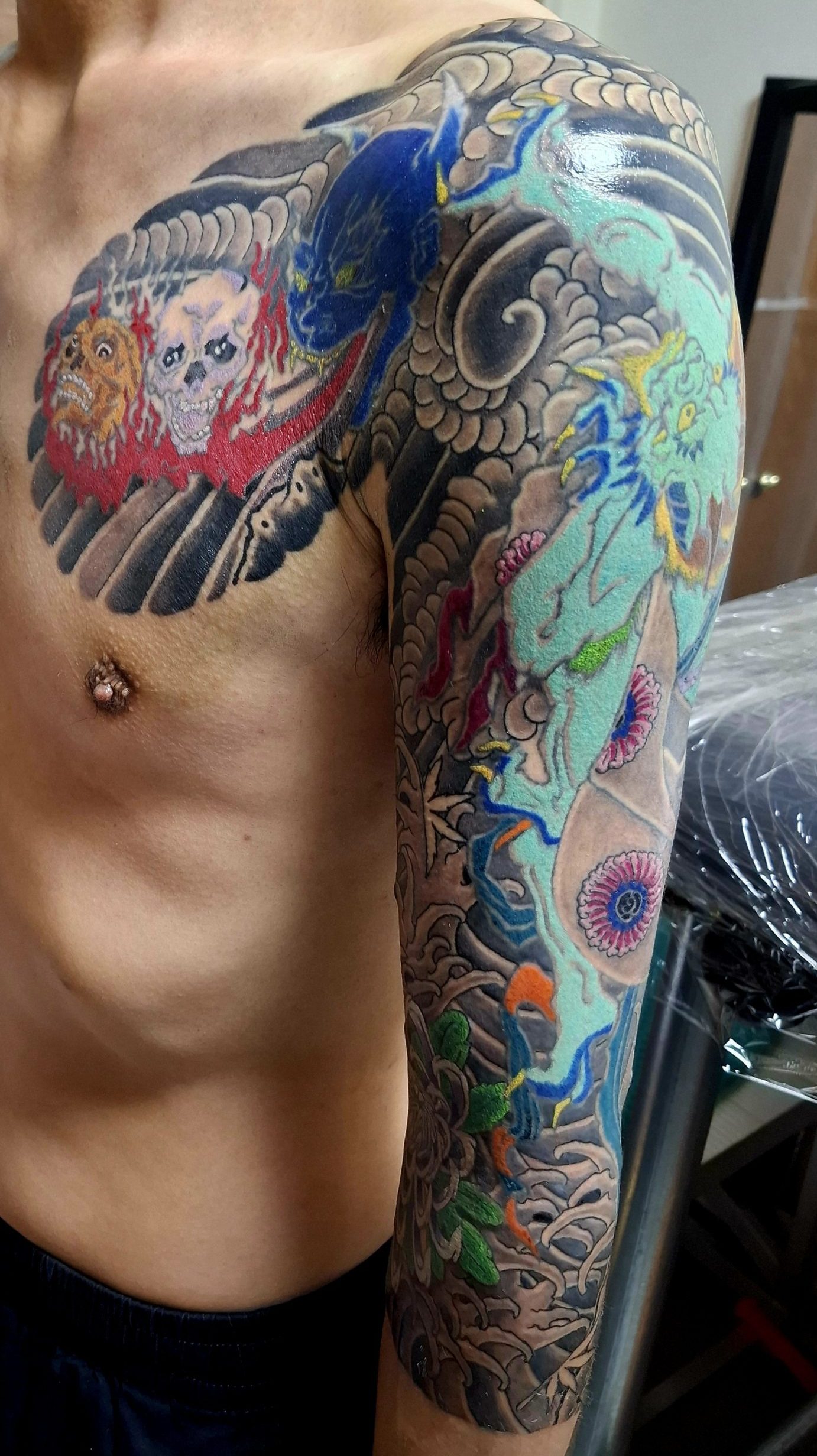 風神 タトゥー