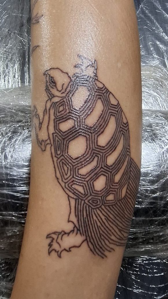 亀 タトゥー